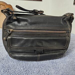 Fossil leather hobo bag
